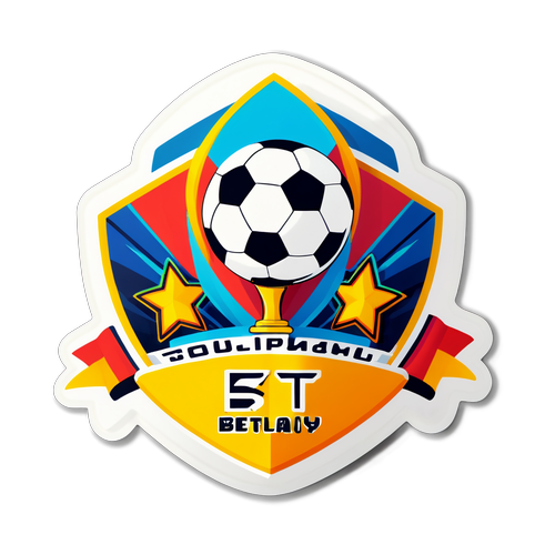 Sticker de torneo de fútbol Betplay