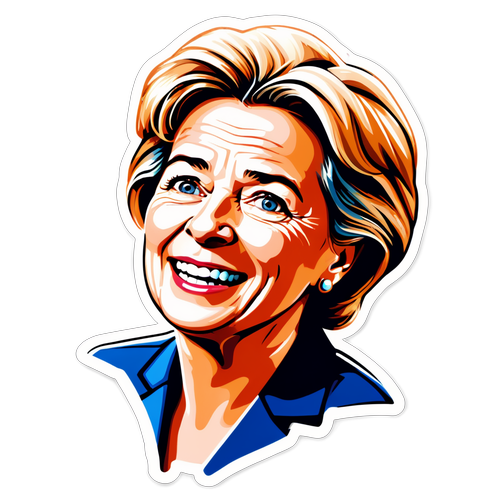 Ursula von der Leyen Betrokken Bij Europese Toekomst: Deze Sticker Is Een Must-Have!