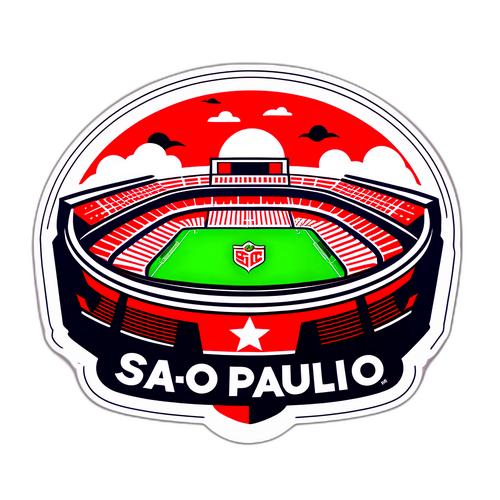 Sticker promocional del Sao Paulo FC