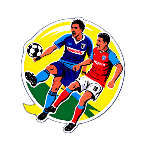 Ilustração do jogo entre Deportivo Recoleta e Sportivo Luqueño