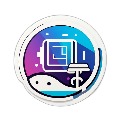 Design samolepky s tématem Moletbook