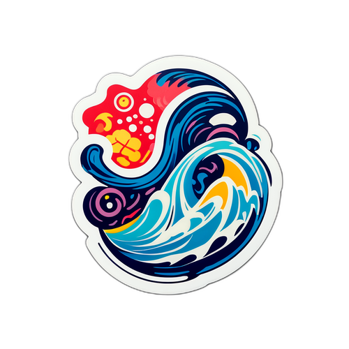 東京藝術大学の作品に触発されたアートスティッカー