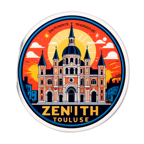 Sticker Artistique du Zenith de Toulouse