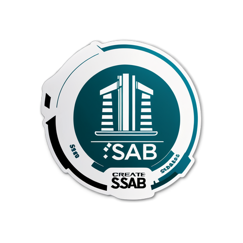 SSAB:s logo och industriella teman