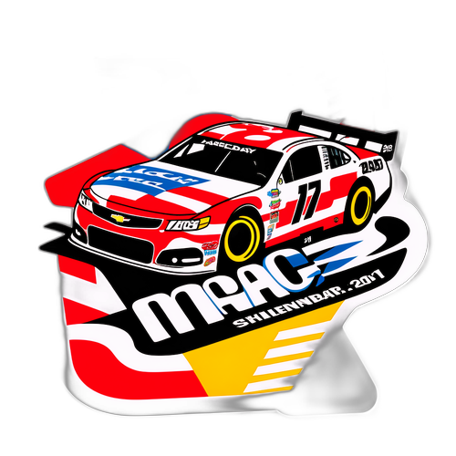 NASCAR Race Day Calendar Design