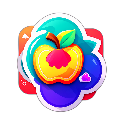 iOS 26.1 기능 소개 일러스트 스티커