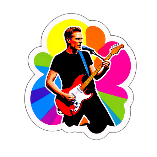 Bryan Adams Live Konsert Sticker