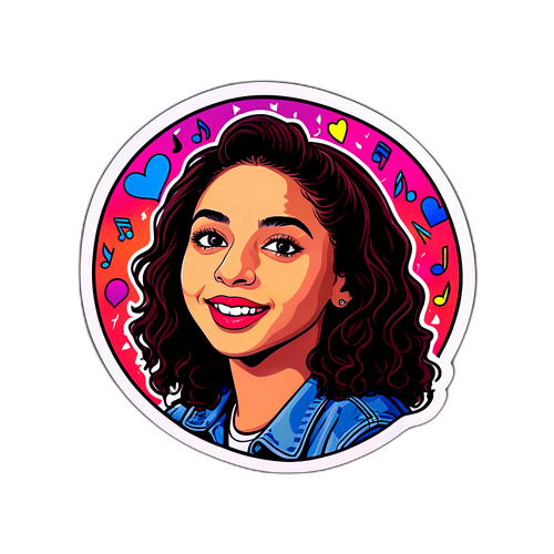 Colorful Sticker Celebrating Alessia Cara's Music