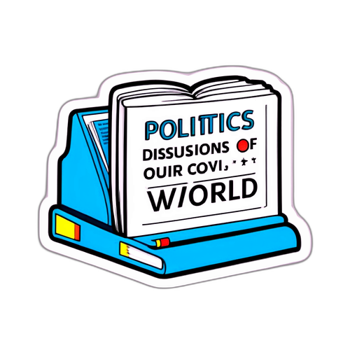 Sticker cu Politică și Tehnologie