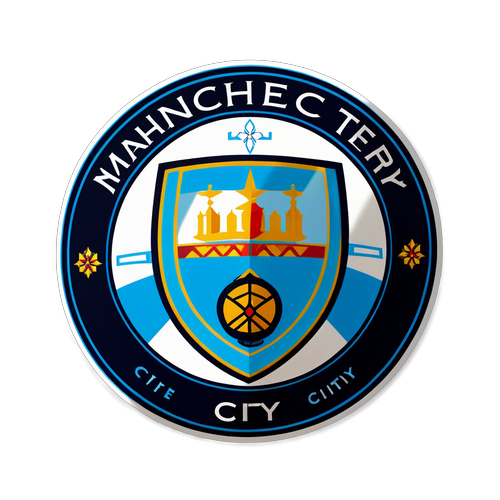 Sticker Logo Manchester City