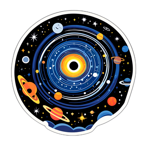 Cosmic Black Hole Journey