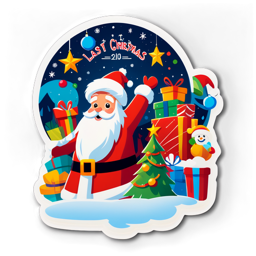 Sticker z filmu 'Last Christmas'