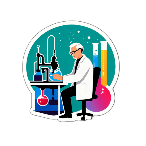 创意发明家实验室贴纸