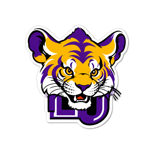 LSU BOUND Tiger Sticker