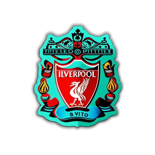 Liverpool ve Manchester United Logolarının İkisinin Birleşimi