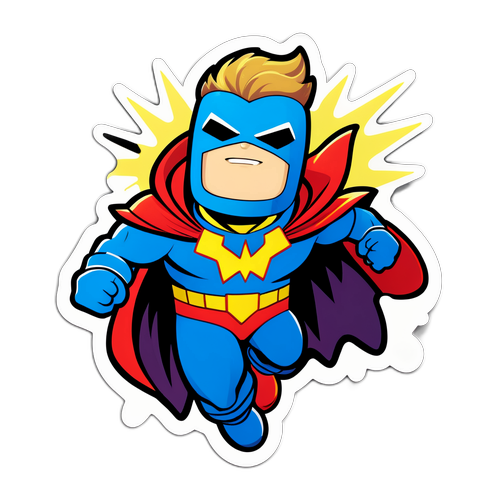 Adesivo de Corey Mylchreest como Super-Herói