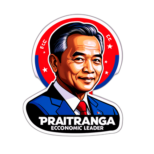 Stiker Acara Politik Airlangga Hartarto