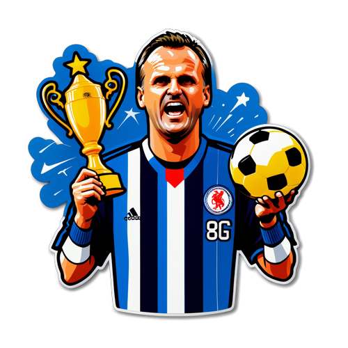Didi Hamann im dynamischen Pose