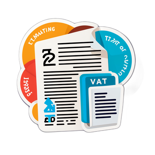 Креативный дизайн, посвященный упрощенной системе налогообложения (УСН) и НДС 2026