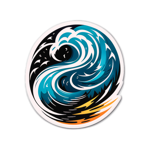 Rekaan Alam Cuaca Ribut