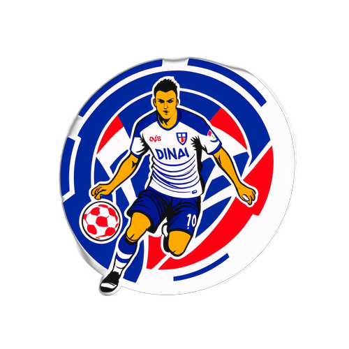 Ein spannendes Fußballspiel zwischen Hajduk Split und Dinamo Stadt