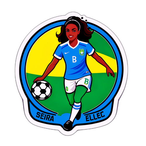 Adesivo Série B do Brasileirão Feminino