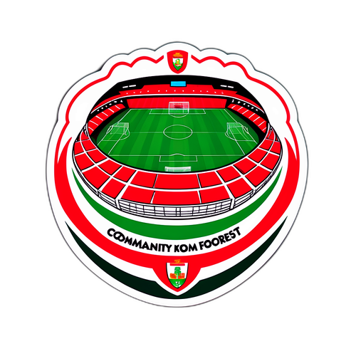 מדבקה של כדורגל - קהילה וספורט