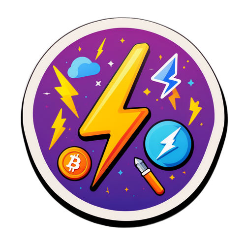 중고 거래의 빠른 거래를 상징하는 디자인 스티커