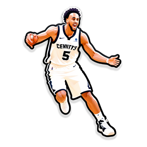 Masiglang Sticker ng numero ni Derrick White