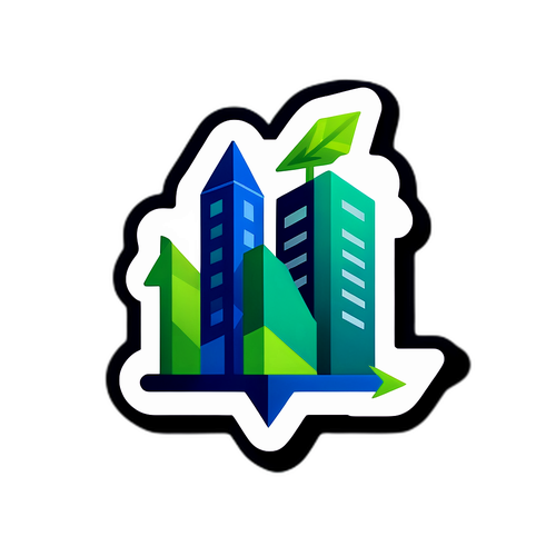 象征经济增长的图标