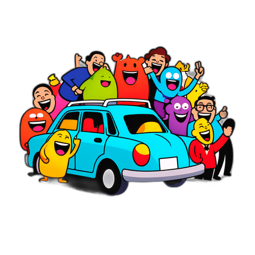 交通渋滞のストレスを笑い飛ばそう