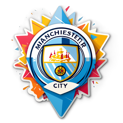 Sticker Logo Manchester City