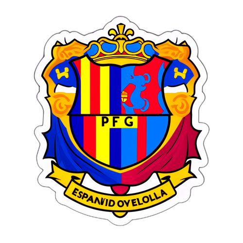 西班牙人與巴薩之間的競爭精神貼紙