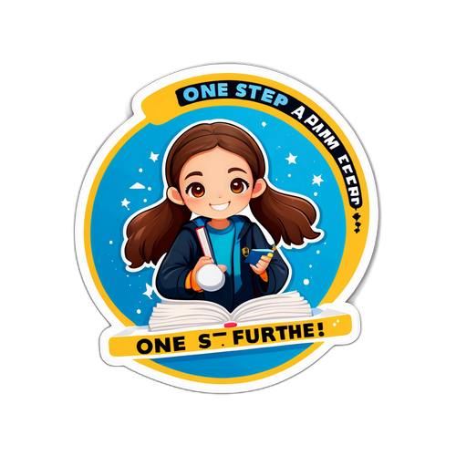 시험 날을 위한 스티커 디자인