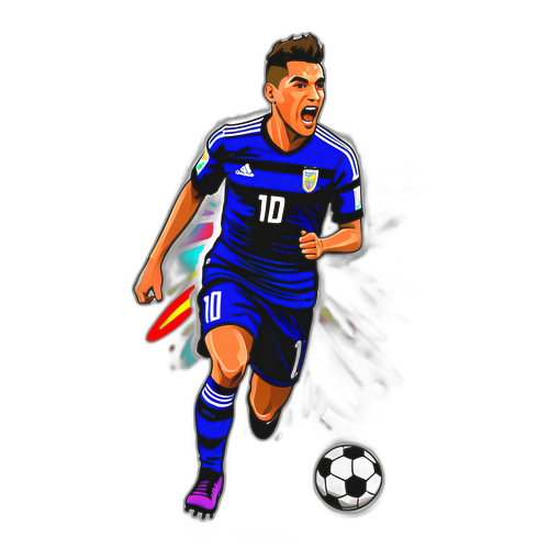 Desain Stiker Perayaan Ángel Correa
