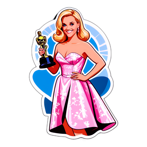 Elegancka Reese Witherspoon z nagrodą filmową