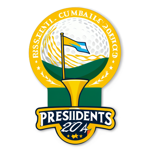 Émotion Golfe: Découvrez le Logo Captivant de la Presidents Cup 2024!