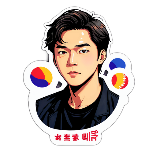 양민혁 팬 아트 스티커