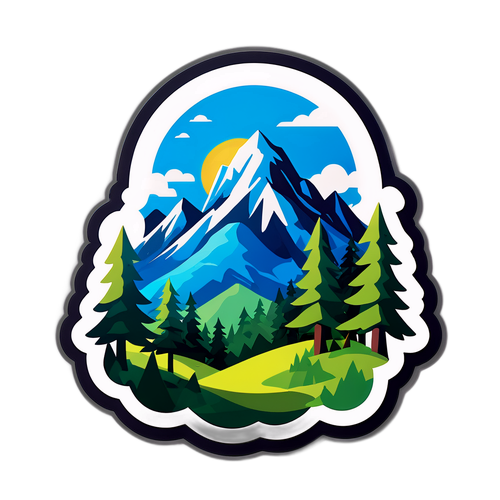 Raskasta musiikkia ja kaunista luontoa yhdistävä tarra