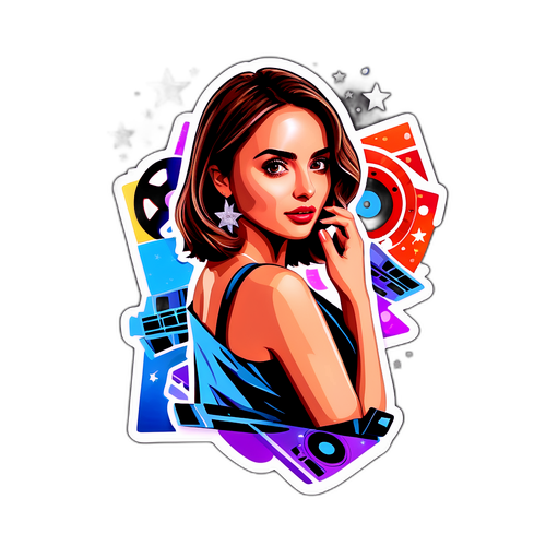 Stiker Glamorous Ana de Armas