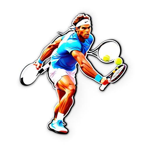 Chiến thắng ngoạn mục! Rafael Nadal làm bùng nổ sân tennis với phong cách đầy thể thao!