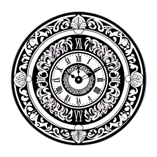 कलात्मक घड़ी स्टिकर