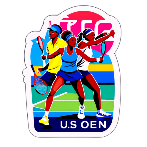 Pelekat Tenis US Open 2025