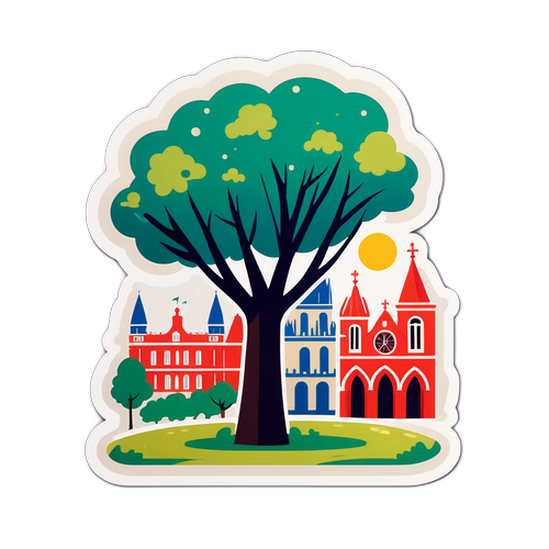 Autocollant évocateur de Hérouville