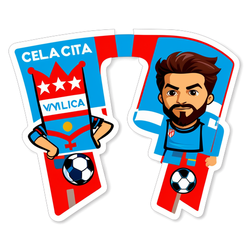 Epic Clash: Pertarungan Memukau Celta de Vigo vs Atlético Madrid dalam Sebuah Stiker yang Menggugah Semangat!