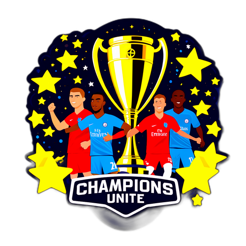 Champions League Trofæ Sticker