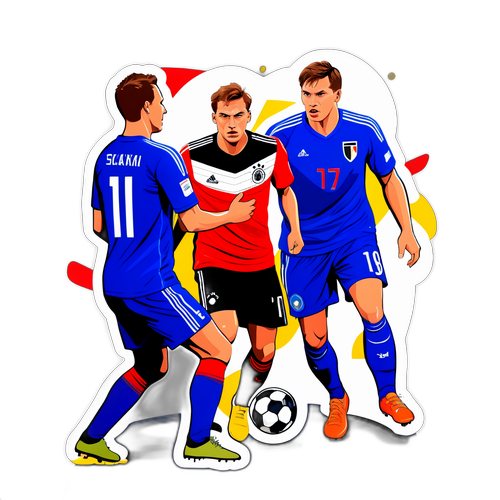 Aufregender Moment: Die besten Spieler Deutschlands und der Slowakei