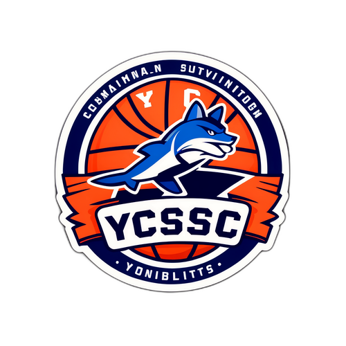 YSCCロゴとスポーツテーマの背景
