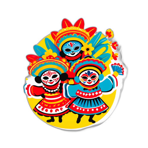 Tradition in Pachuca: Volkstanz mit bunten Kostümen und fröhlichen Masken