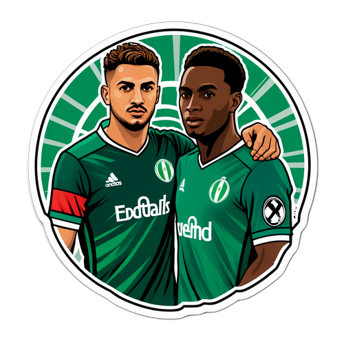 Σχεδίασε ένα αυτοκόλλητο που να απεικονίζει τον αγώνα Φέγενορντ – Παναθηναϊκός